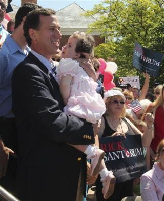 Santorum Daughter Hospitalized
