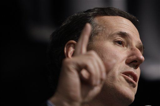 Santorum Has a Woman Problem