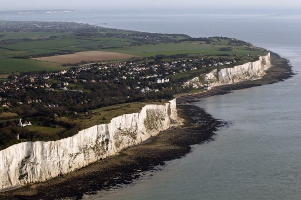 Part of Dover's White Cliffs Collapses Into Sea