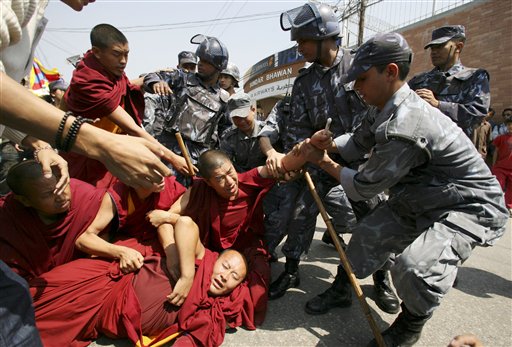 Chinese Cop Killed in Tibet Protest