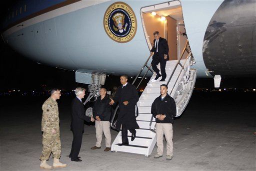 Obama Arrives in Afghanistan
