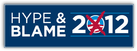 RNC Slogan Tweaks Obama: 'Hype and Blame'