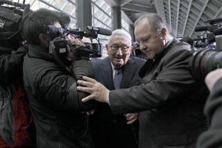 TSA Pats Down Henry Kissinger
