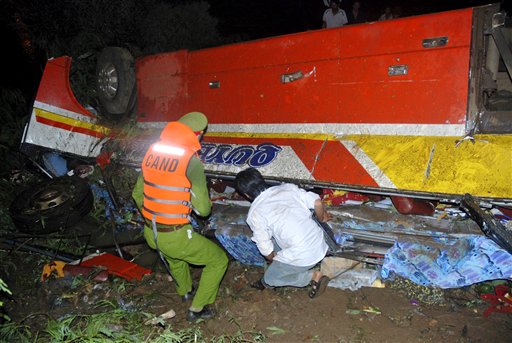Bus Plunges 60 Feet in One of Vietnam's Worst Crashes