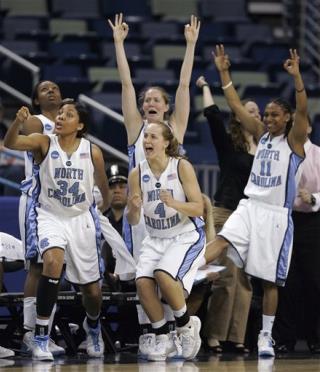 UNC Women Come From Way Back for Win
