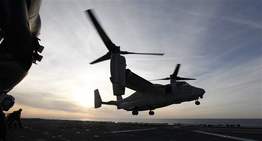 Air Force Osprey Crash Injures 5