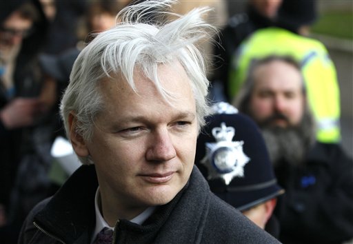 Assange Requests Asylum in Ecuador