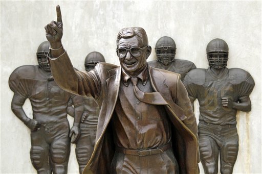 Penn State Taking Down Paterno Statue