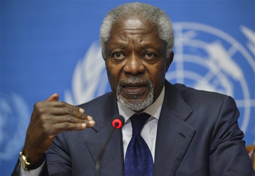 Kofi Annan Quits Role as Syria Envoy