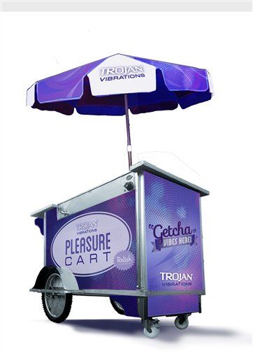 Trojan Giving Away Sex Toys in NYC 'Pleasure Carts'