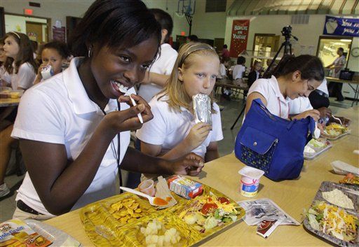 Strict School Snack Laws Linked to Slimmer Kids