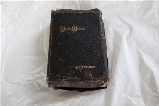 Elvis' Old Bible Sells for $94K