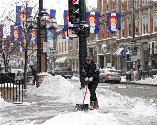 Denver Hit With Early Snow