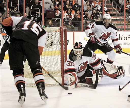 Flyers Top Devils, Clinch Playoff Spot
