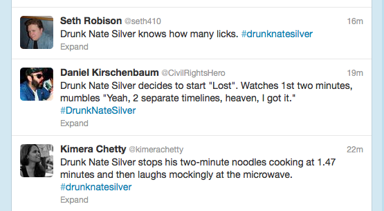 'Drunk Nate Silver' Is the Best Thing on Twitter Today