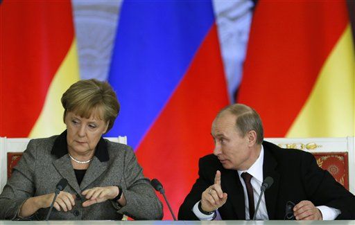 Merkel Slams Putin—to His Face—Over Pussy Riot