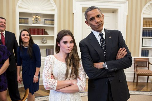 Obama, McKayla: Not Impressed