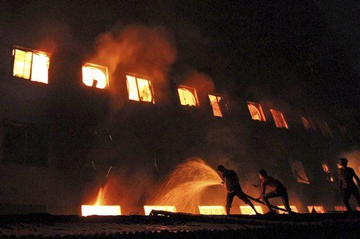 Workers: Managers Locked Us in Burning Factory