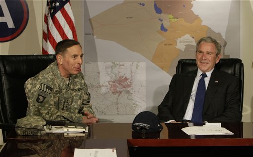 On Iraq, Petraeus Has Bush's Ear
