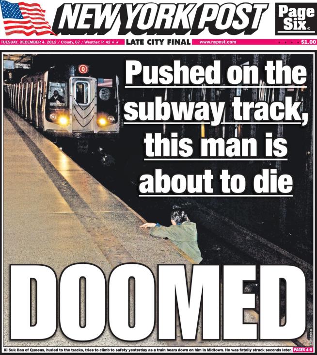 Why We're So Disturbed by Post 's Subway Cover