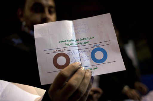 Egypt's Constitution Passes With 63.8% of Vote