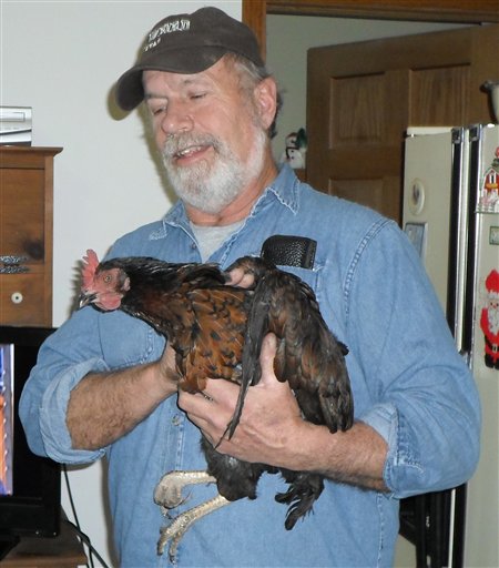 Pet Chicken Saves Couple From Fire
