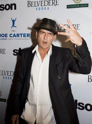 Charlie Sheen Opens New Bar With Gay Slur