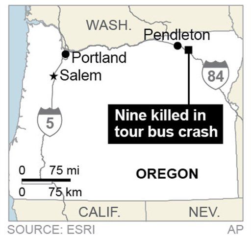 Rescuing Oregon Bus Crash Victims a Challenge