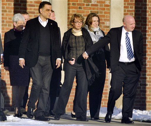 Gabby Giffords Meets With Newtown Families