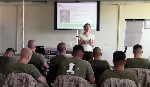 US Marines Meditate, Practice 'Mindfulness'