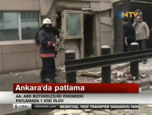 2 Dead in Bombing at US Embassy in Turkey