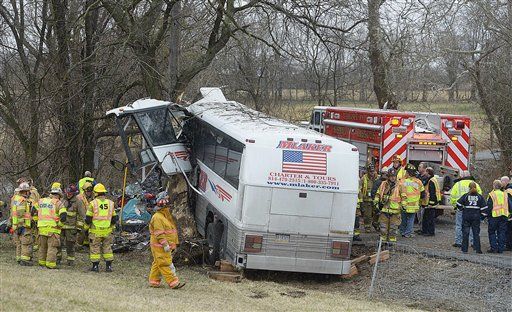 College Lacrosse Team's Bus Crashes, Killing 2