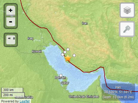 6.3 Quake Strikes Near Iran's Nuclear Site
