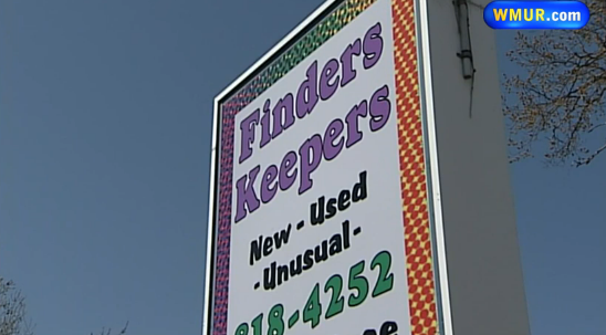 Trouble for Store Named 'Finders Keepers'