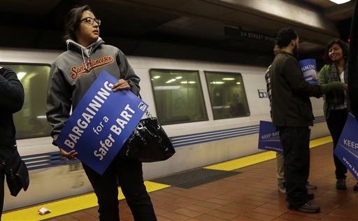 San Francisco Subway Workers Go On Strike