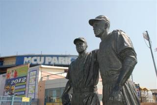 Racial Slurs Scrawled on Monument to Jackie Robinson
