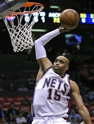 Jefferson Scores 28 to Lead Nets Over Bobcats