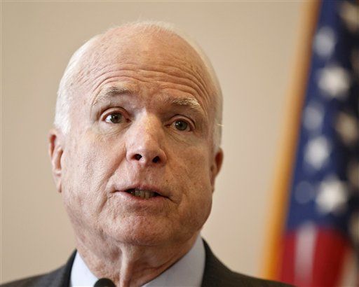 McCain: Great, 'Red Line' Needs Congress' OK?