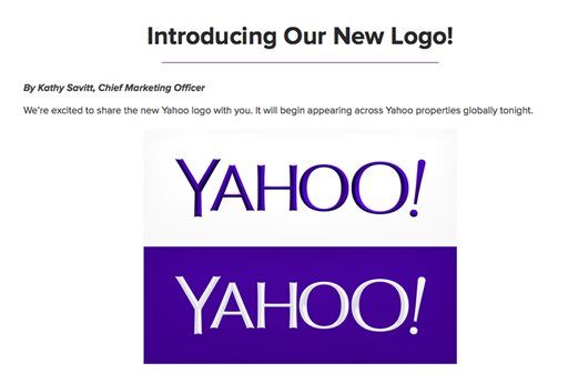 Yahoo Unveils 1st New Logo in 18 Years