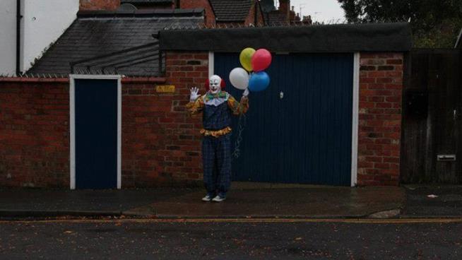 Creepy Clown Is Freaking Out a British Town