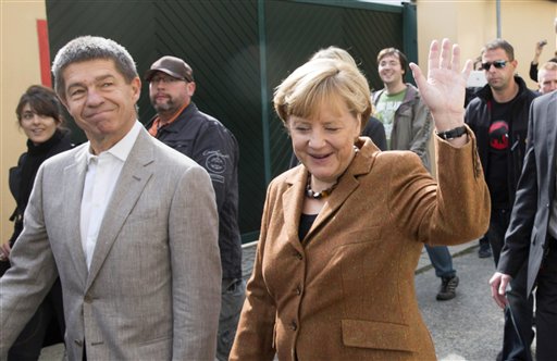 Merkel Leads Exit Polls, Hails 'Super Result'