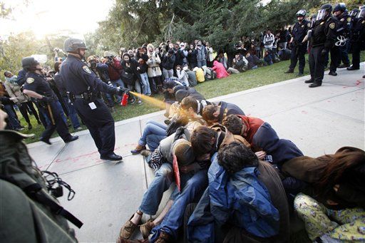 Pepper-Spraying Cop Gets Workers' Comp: $38K of It