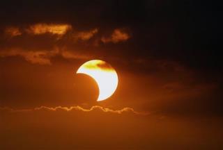 Sunrise Tomorrow Brings Solar Eclipse