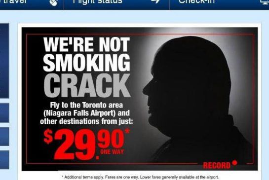 Airline Ad Pokes Fun at Toronto Mayor