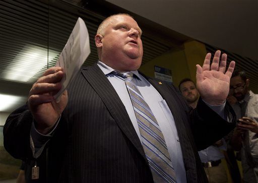 Rob Ford Clashes With Rob Ford Impersonator