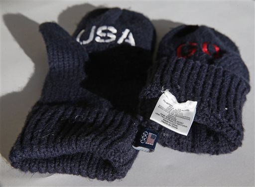 US Olympic 'Go USA' Mittens Made In China