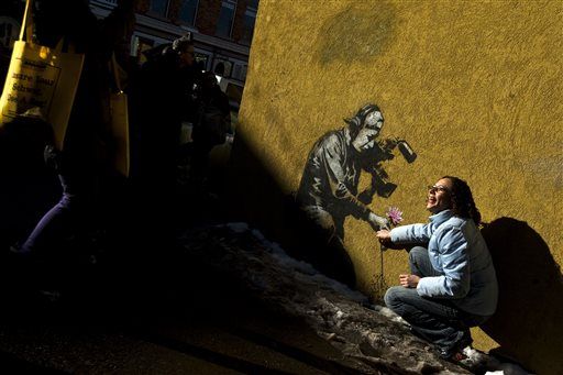 Vandal Hits 2 Banksy Pieces in Utah