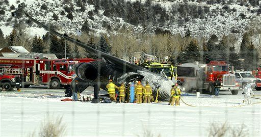 Plane Crashes at Aspen Airport