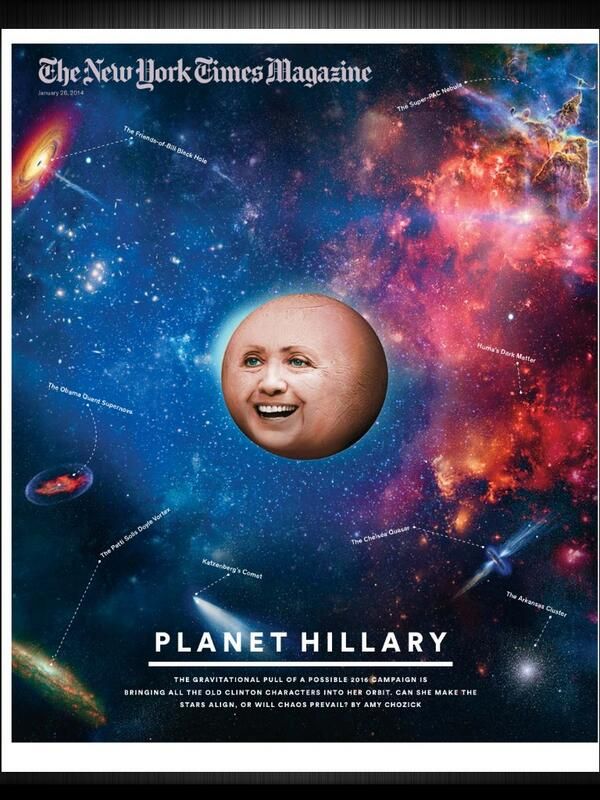 Hillary Mag Cover 'Deeply Weird'