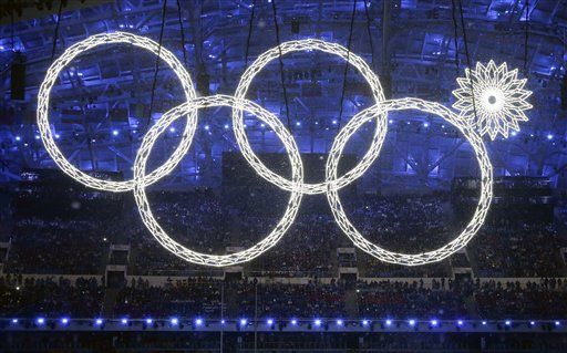 Oops: 5th Olympic Ring Flops in Sochi Ceremony